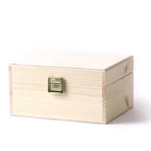 Wooden Aromatherapy Gift Box - (Empty But Can Hold 12 x 10ml Glass Bottles) UK Manufactured - Mystic Moments UK