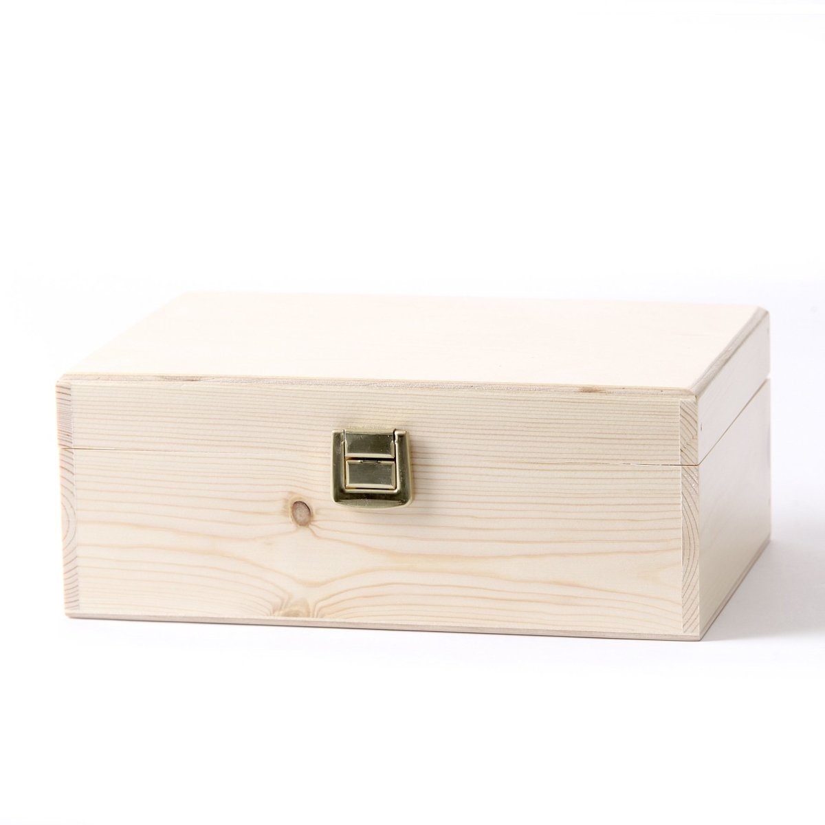 Wooden Aromatherapy Gift Box - (Empty But Can Hold 24 x 10ml Glass Bottles) UK Manufactured - Mystic Moments UK